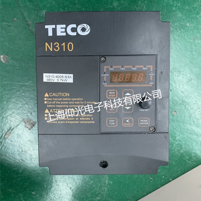 TECO東元臺安變頻器N310-4003-H3XC報警接地故障維修
