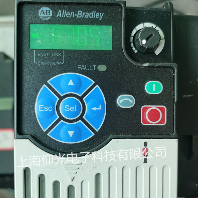 AB1305變頻器故障代碼顯示F8維修分析