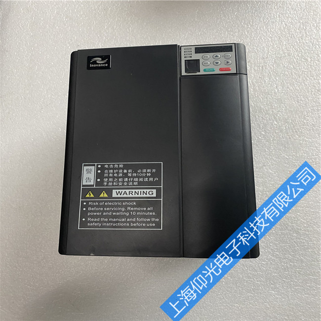 匯川md500t拉絲機(jī)專用變頻器顯示ER11故障表示變頻器過熱維修